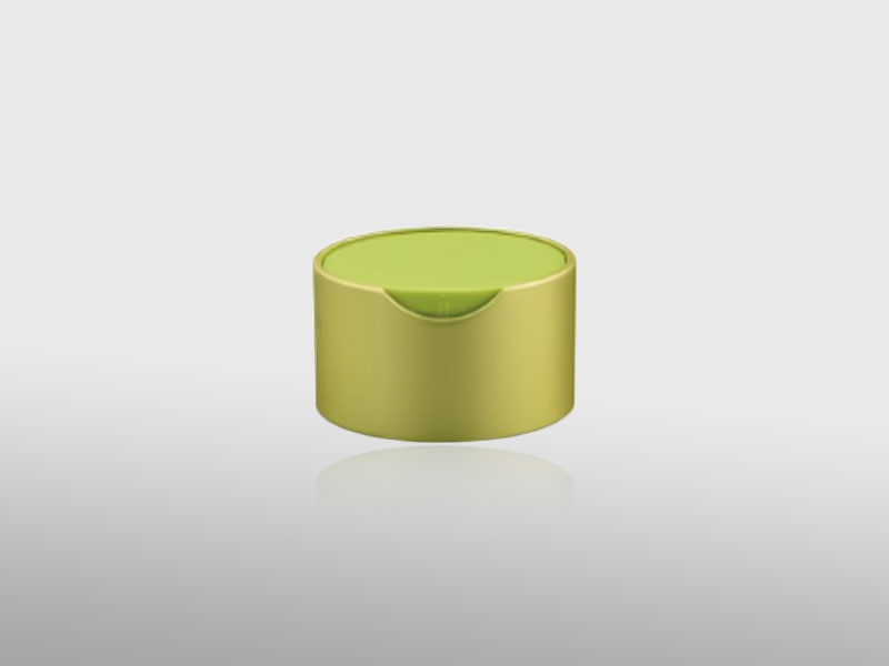 Elliptical shape aluminum disc top cap 